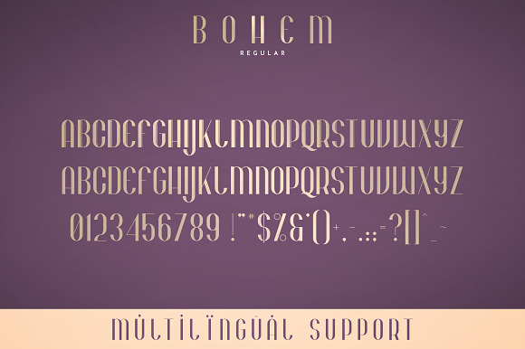 Bohem - Display font | 2 styles in Display Fonts - product preview 6