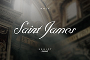 Saint James /The Blessed Script Font