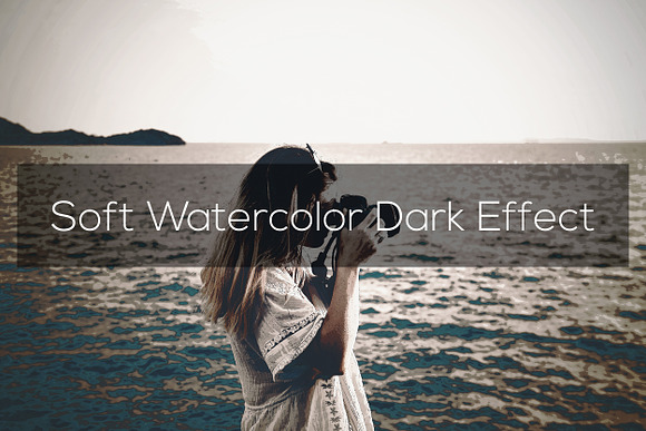 Soft Watercolor Dark Effect in Add-Ons - product preview 7