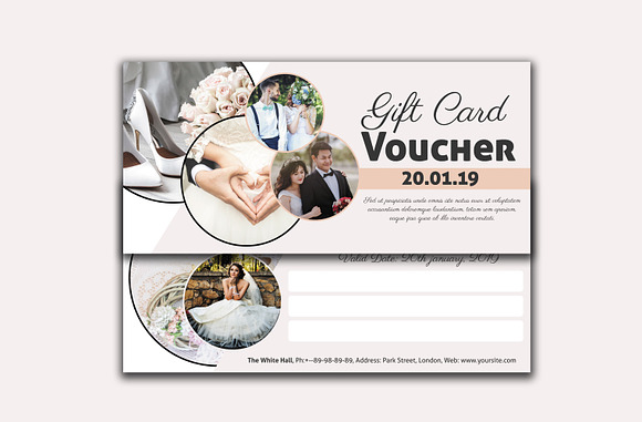 Wedding Gift Card Voucher in Wedding Templates - product preview 2