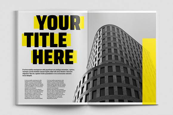 Architecture Mag. Template in Magazine Templates - product preview 1