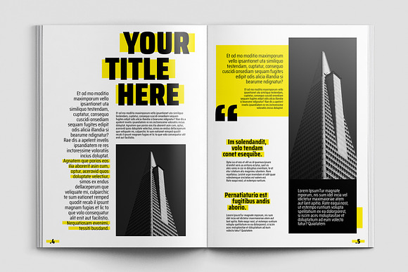 Architecture Mag. Template in Magazine Templates - product preview 2