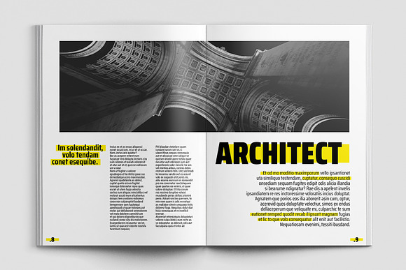 Architecture Mag. Template in Magazine Templates - product preview 4
