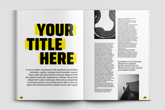 Architecture Mag. Template in Magazine Templates - product preview 6