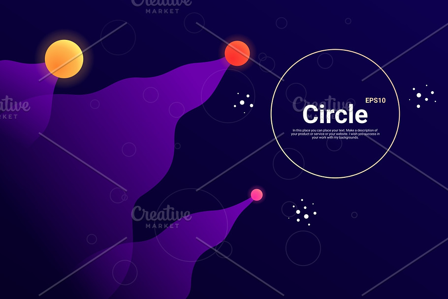 Circle background in Patterns - product preview 8