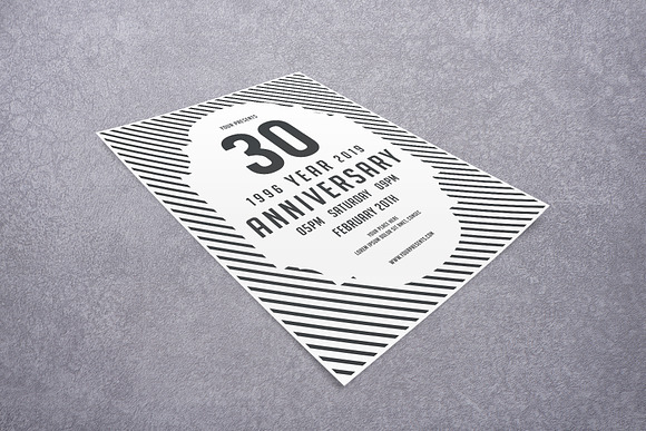 Vintage Anniversary in Flyer Templates - product preview 1