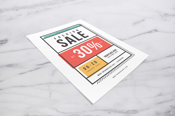 Fashion Sale Flyer in Flyer Templates - product preview 1