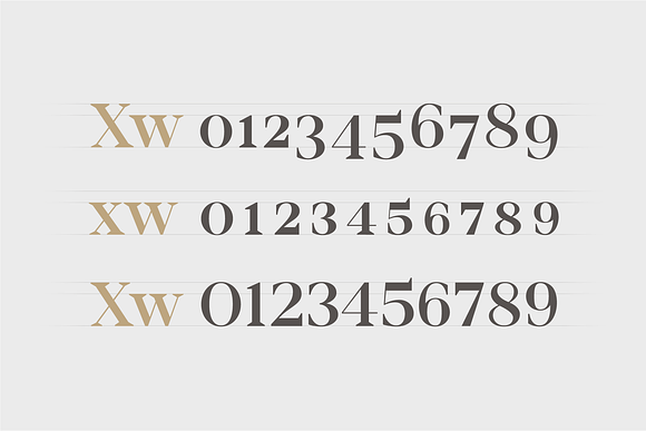 Romina / Neoclassical font family in Serif Fonts - product preview 3
