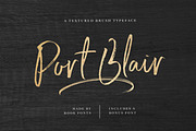 Port Blair / Script Font + Bonus