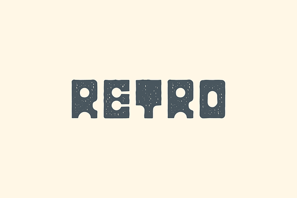 Blockey Retro Display Font in Comic Sans Fonts - product preview 4
