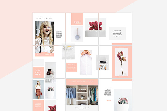 Ada Instagram Puzzle Template in Instagram Templates - product preview 1