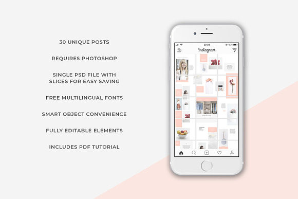 Ada Instagram Puzzle Template in Instagram Templates - product preview 4