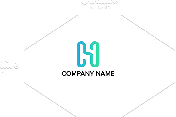 Letter H logo design in Logo Templates - product preview 1