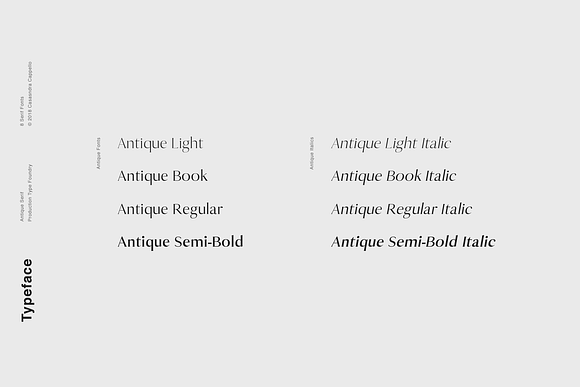 Antique - Luxury Serif Typeface in Serif Fonts - product preview 1