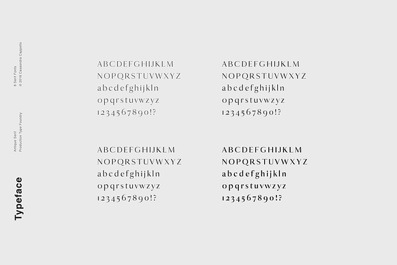 Antique - Luxury Serif Typeface in Serif Fonts - product preview 4