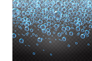Soap foam and bubbles. Vector