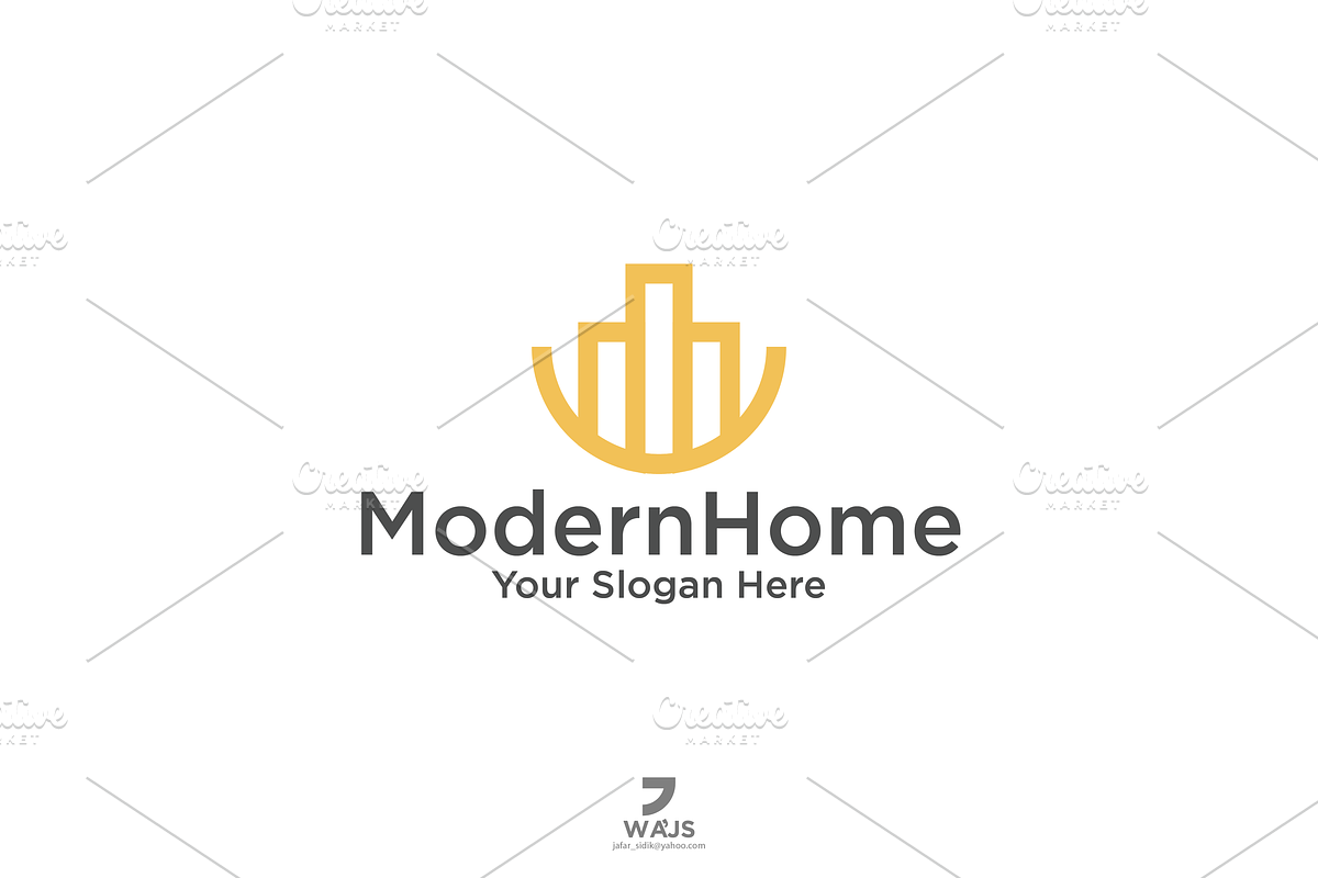 Modern Home V2 in Logo Templates - product preview 8