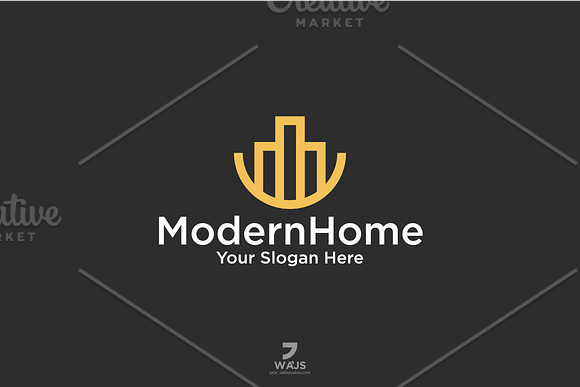 Modern Home V2 in Logo Templates - product preview 1