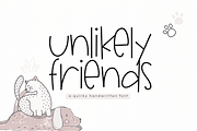 Unlikely Friends - A Quirky Font
