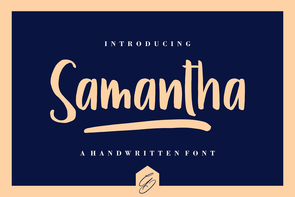 Samantha in Display Fonts - product preview 8