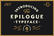 Epilogue - A Vintage Typeface
