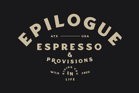 Epilogue - A Vintage Typeface in Display Fonts - product preview 4