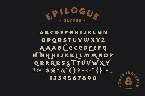 Epilogue - A Vintage Typeface in Display Fonts - product preview 6
