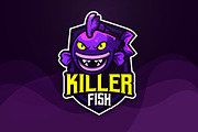 Killer Fish - Mascot & Esport Logo
