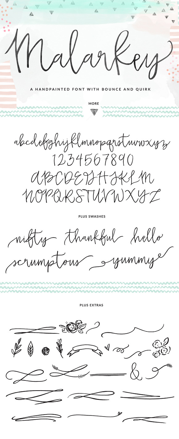 Malarkey in Script Fonts - product preview 4