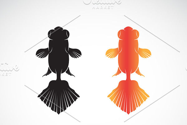 Vector of goldfish design. Fish Icon