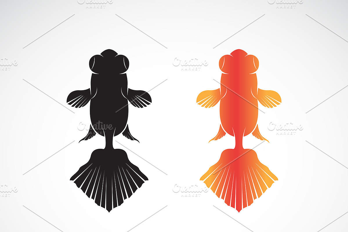 Vector of goldfish design. Fish Icon in Icons - product preview 8