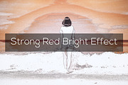 Strong Red Bright Effect