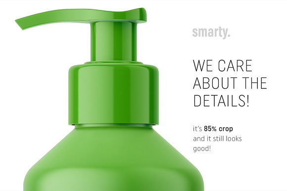 Pharmacy pump bottle mockup in Product Mockups - product preview 3