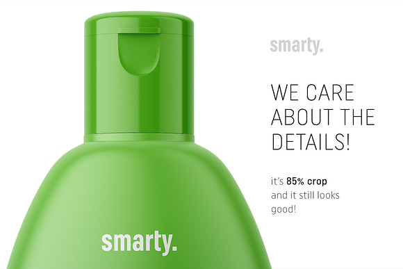 Shampoo bottle mockup in Product Mockups - product preview 3