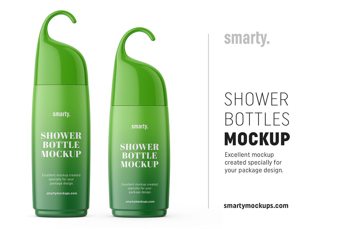 Shower gel bottle mockup in Product Mockups - product preview 8
