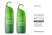 Shower gel bottle mockup
