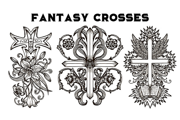 Fantasy crosses in Objects - product preview 2