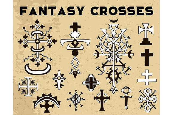Fantasy crosses in Objects - product preview 6