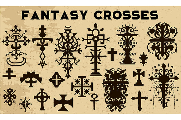 Fantasy crosses in Objects - product preview 8