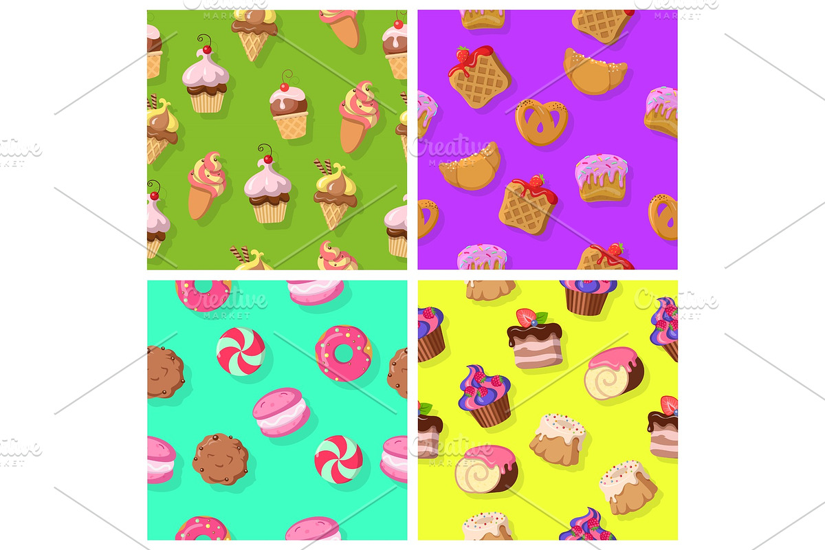 Set of Seamless Patterns with in Textures - product preview 8