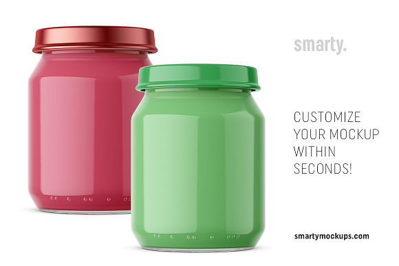 Food Jar Mockups in Product Mockups - product preview 3