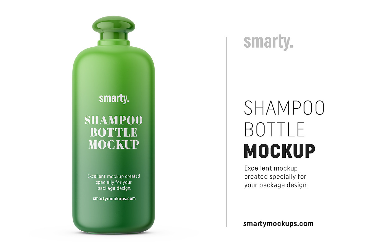 Shampoo bottle mockup in Product Mockups - product preview 8
