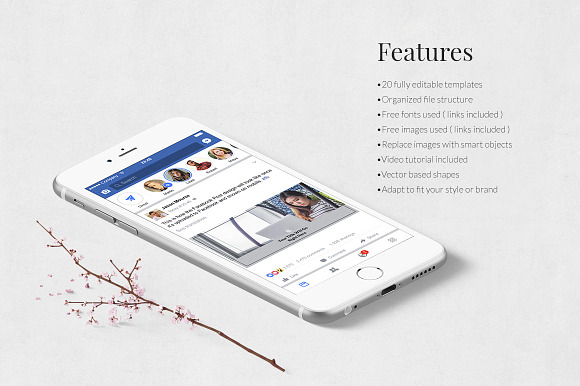 Startup Facebook Posts in Facebook Templates - product preview 2
