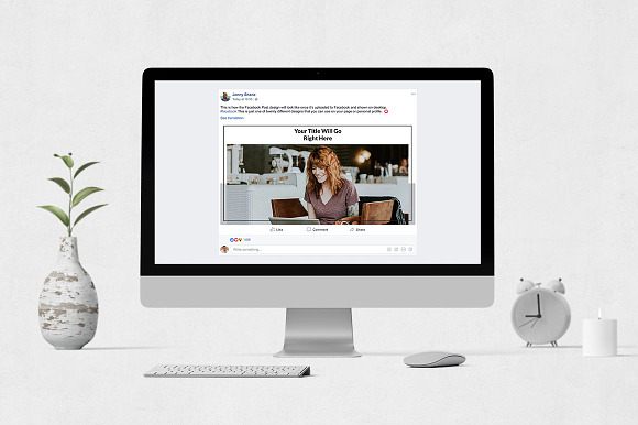 Startup Facebook Posts in Facebook Templates - product preview 3