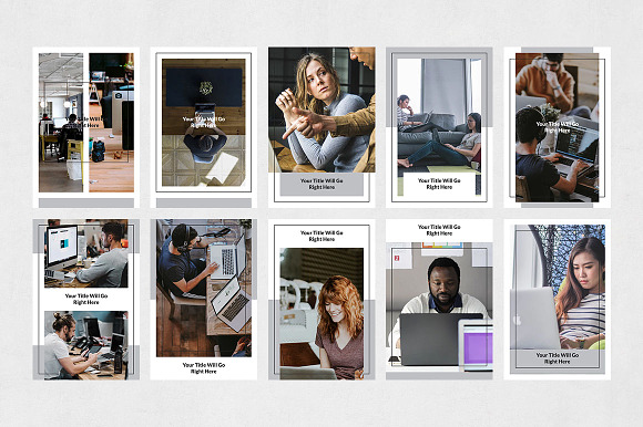 Startup Pinterest Posts in Pinterest Templates - product preview 6