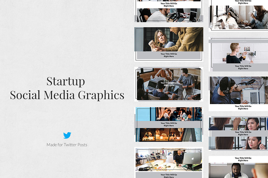 Startup Twitter Posts in Twitter Templates - product preview 8