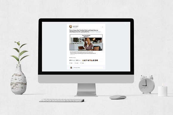 Startup Twitter Posts in Twitter Templates - product preview 3