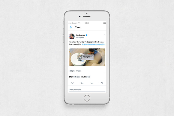 Startup Twitter Posts in Twitter Templates - product preview 5