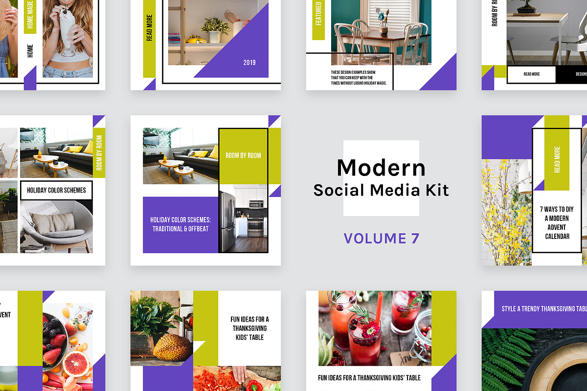 Modern Social Media Kit (Vol. 7) in Instagram Templates - product preview 8