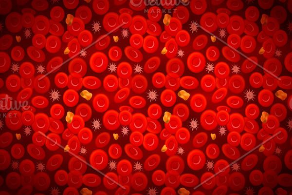 Blood composition medical background